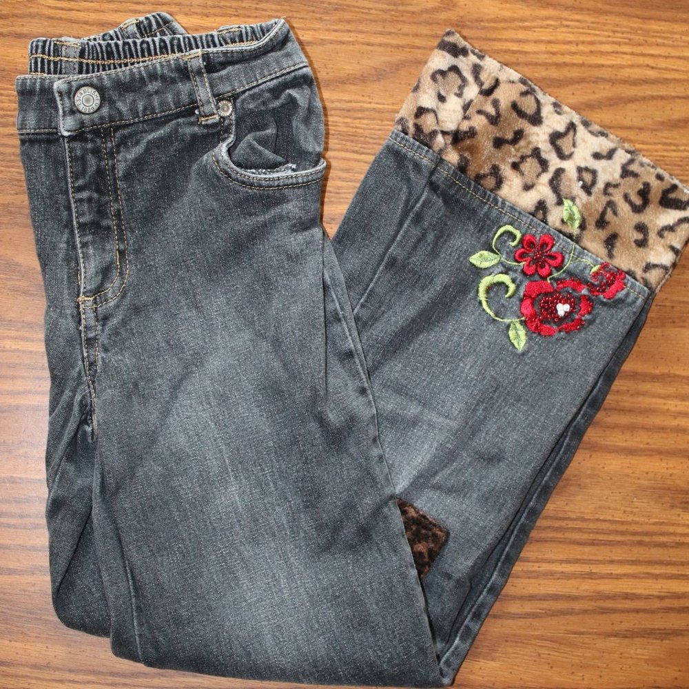 Children's Place Stretch Faded Black Jeans